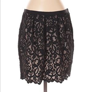 Ann Taylor Loft lace miniskirt